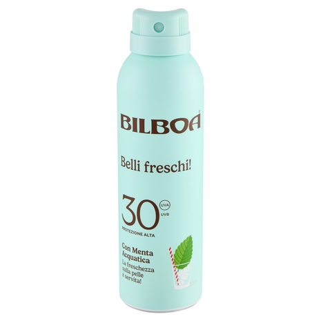Bilboa Belli freschi! 30 Protezione Alta con Menta Acquatica 150 ml